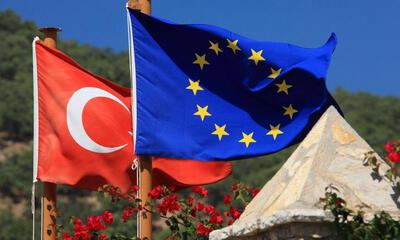 Vlag Turkije, vlag Europa