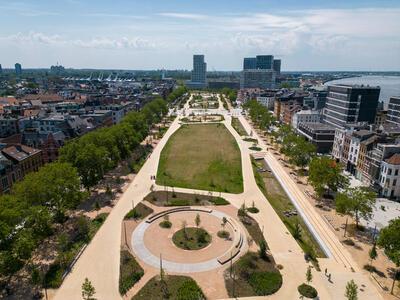 Zuidpark droneshot